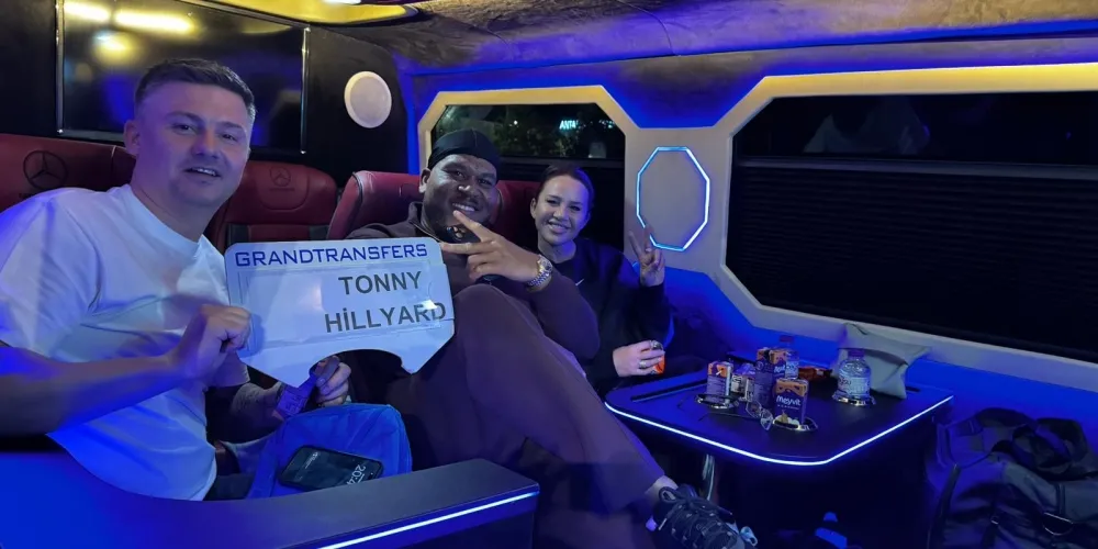 Antalya to Belek Hotel VIP Transfer Mercedes Vito luxury private shuttle service