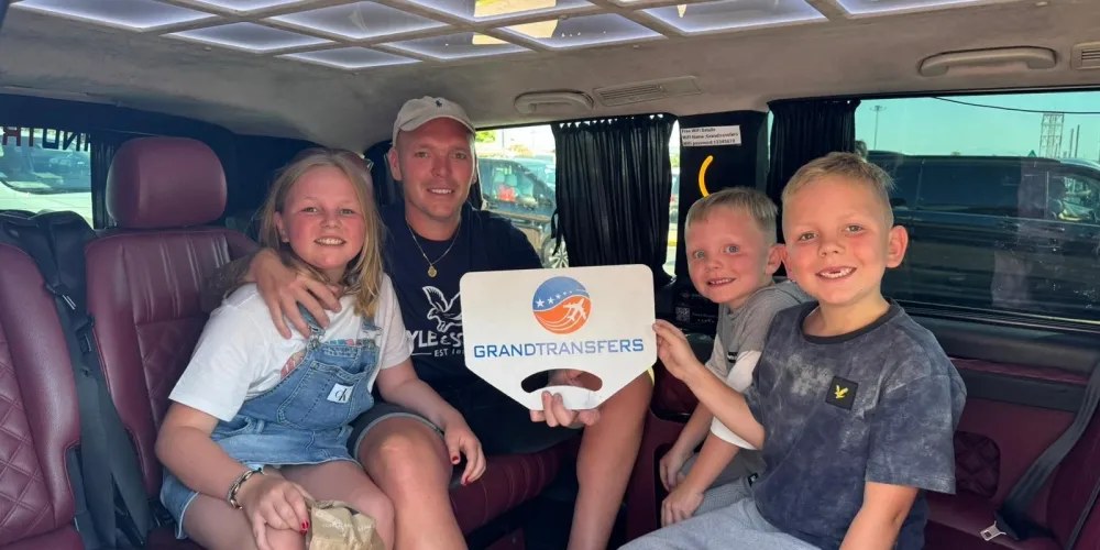 Antalya to Belek Hotel VIP Transfer Mercedes Vito luxury private shuttle service