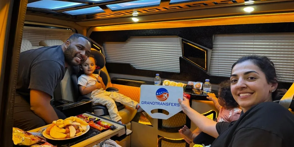 Antalya Airport to Side VIP Transfer Mercedes Vito luxury private shuttle service