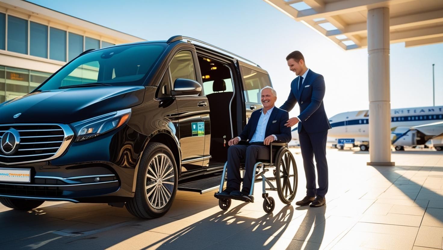 Rollstuhltaxi Antalya, Flughafentransfer Antalya, Airport transfer Antalya, transfer flughafen Antalya