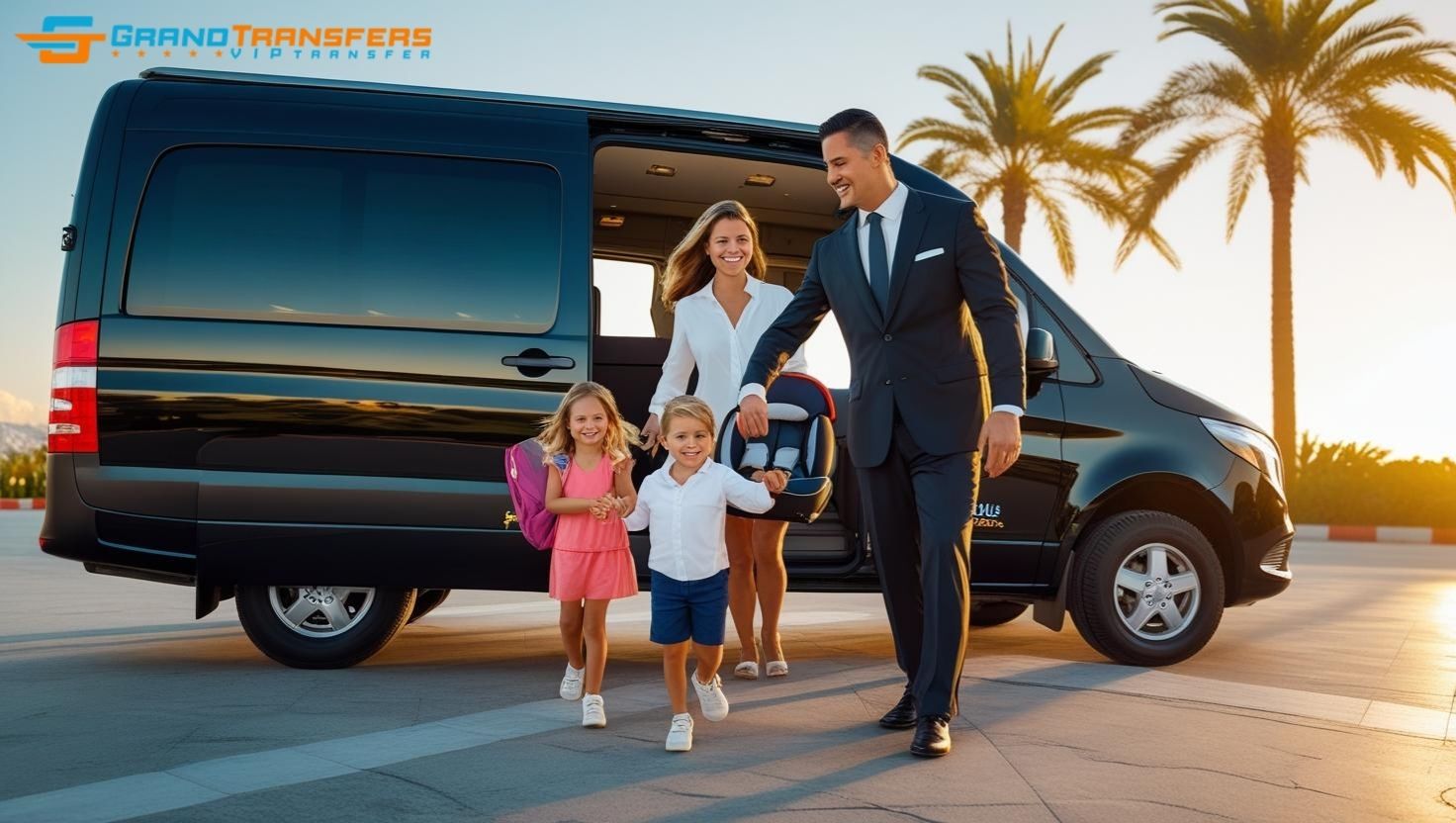 Familienfreundlicher Flughafentransfer mit zertifizierten Kindersitzen ab Flughafen Antalya