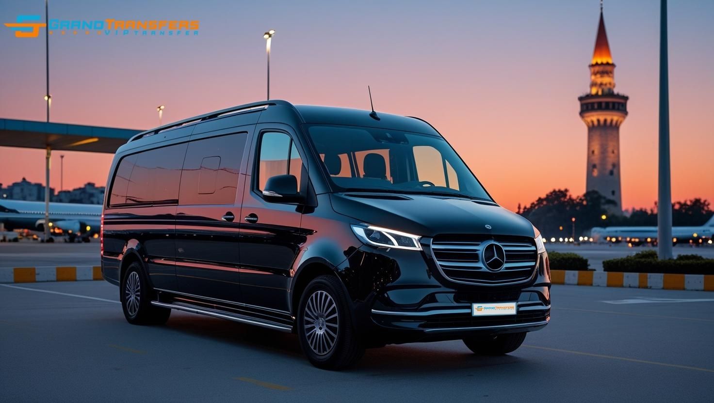 Grand Transfers vehicle providing private transfer from Istanbul Airport to Galata Hotel