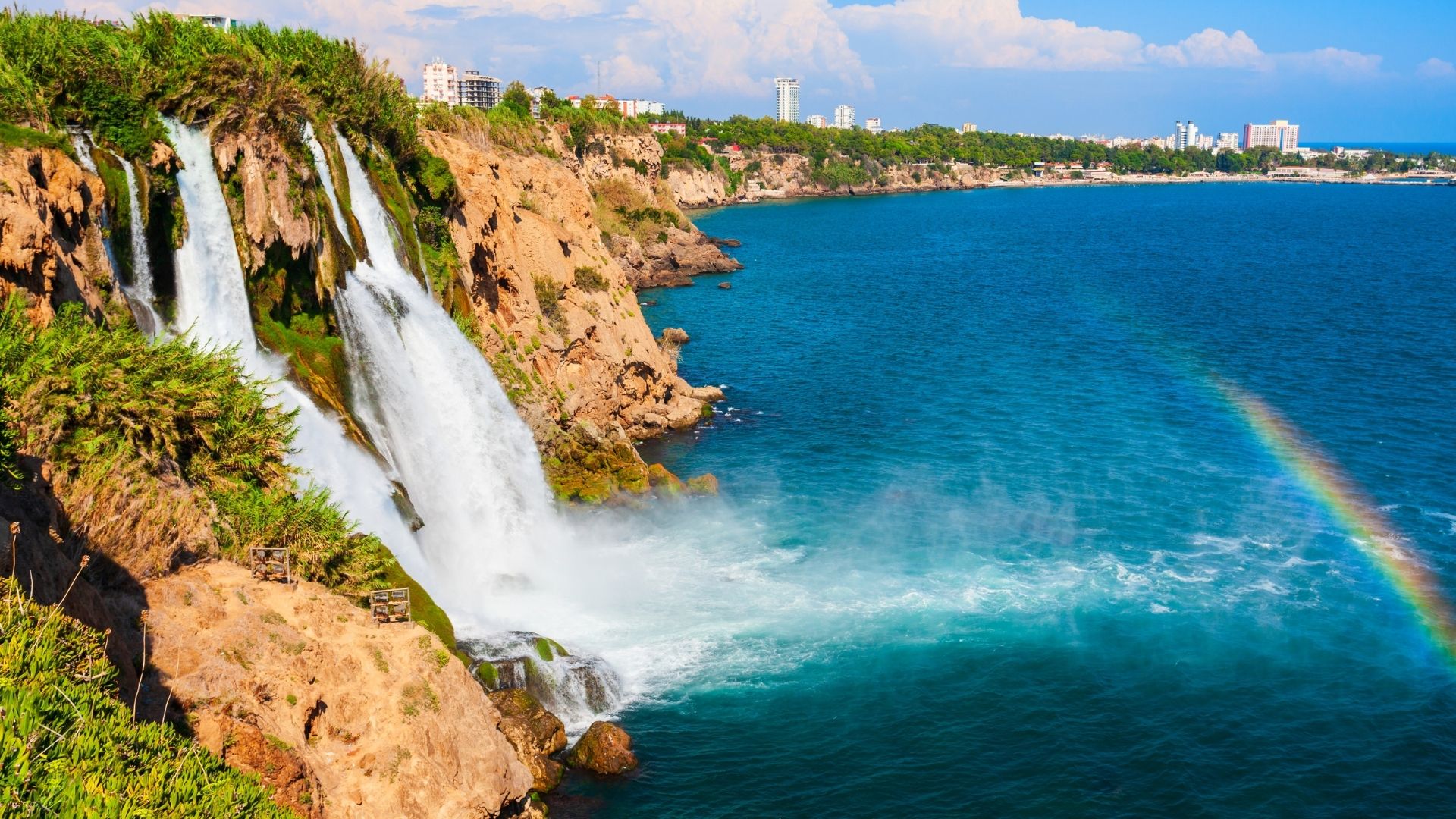 Düden Waterfall Sea View